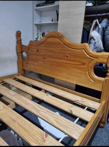 Double wooden bed frame - double,