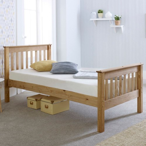 Pine bed 3ft - single, 4ft6