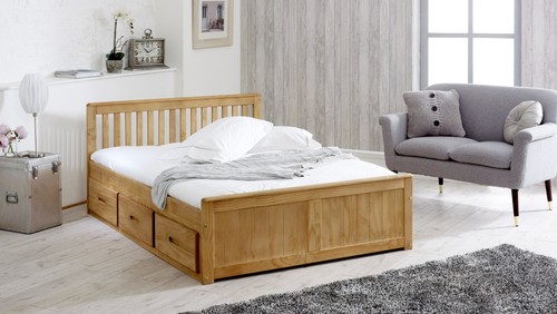 4ft6 mission wooden storage - 4ft6,