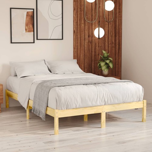Rustic wooden double size - wooden,