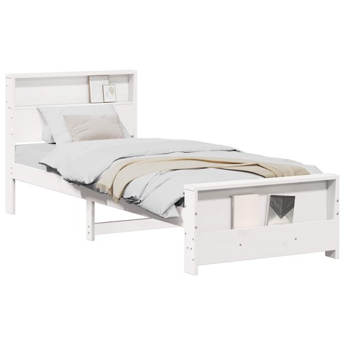 Bed frame with - bed, solid
