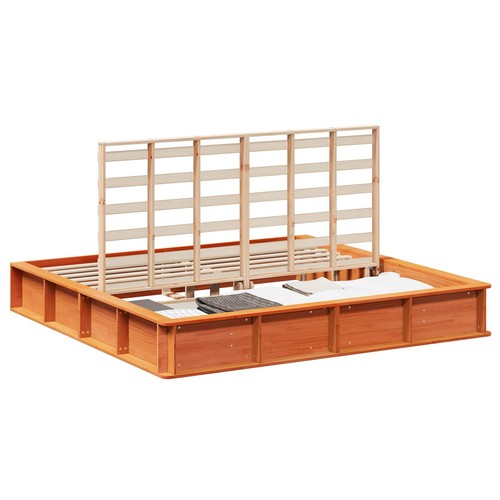 Bed frame solid pine wood - frame,