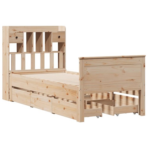 Bookcase bed without mattress - bed,