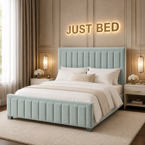 Plush velvet bumperbar bed - velvet,