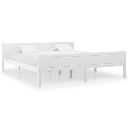 Solid wood pine bed frame - bed,