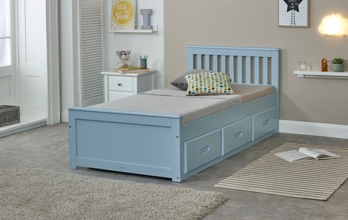 Mission bed wooden - mission,