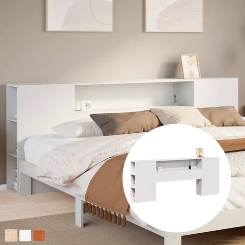 Headboard with storage wooden - headboard,
