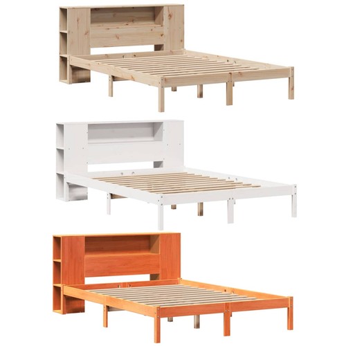 Bed frame with bookcase - frame,
